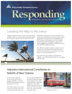 Responding to the Worst Hurricanes, Storms & Floods