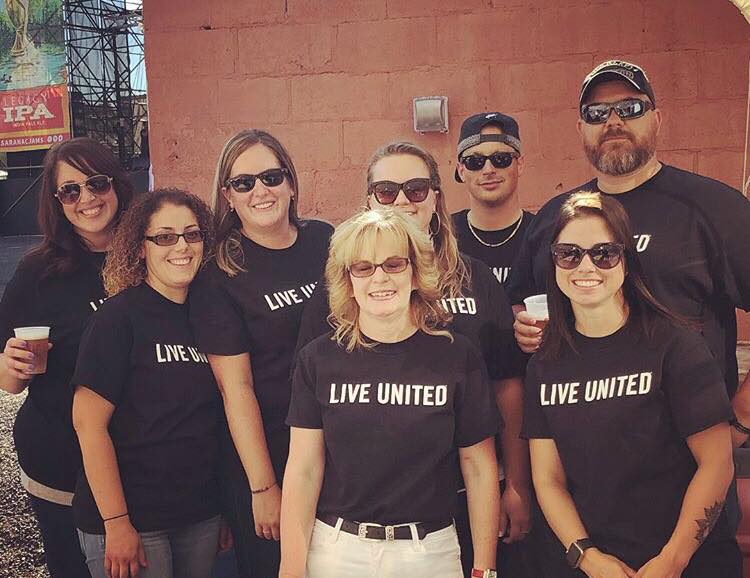 Volunteerism on tap! Team RPHC pours beer (and other beverages!) in support  of United Way