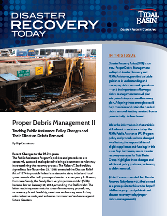 Disaster Recovery Today Proper Debris Management